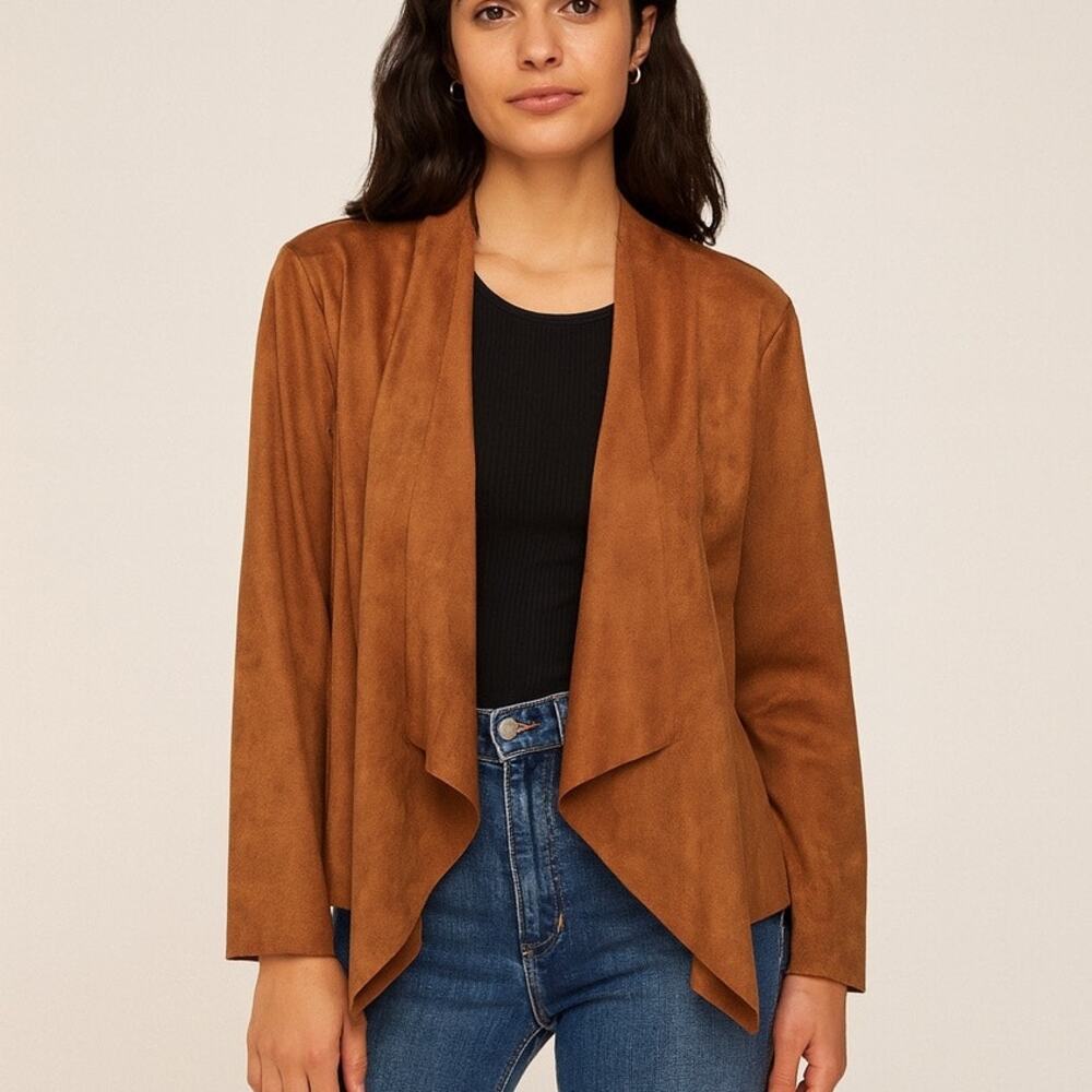 BB Dakota Vegan Suede Leather Jacket - Picture 1 of 8
